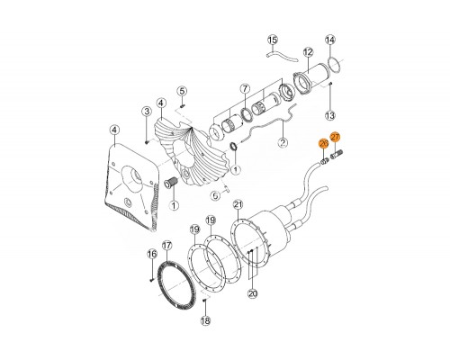 Фильтр очистки воздуха противотока HIDROJET RCC 027.A/RUSS2627.00R