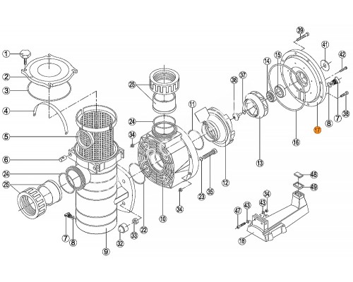 Диффузор насоса KAN-750 Kripsol RKN 120.A/PRUM0012.06R