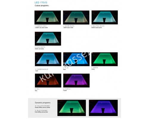 Лампа для прожектора (32 Вт/12В) LED 170VS-RGB Pahlen (633328)