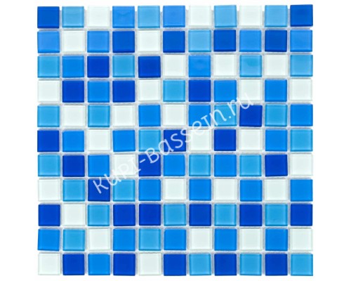 Мозаика для бассейна стеклянная Aquaviva Cristall Bagama светлая DCM304