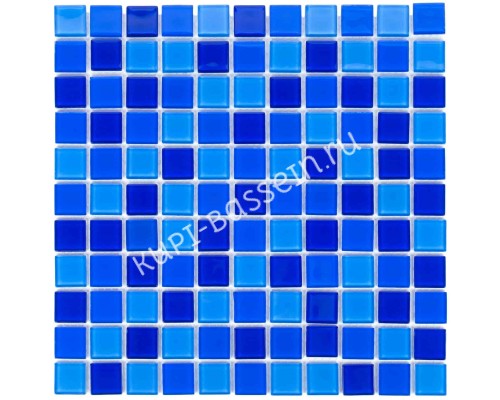 Мозаика стеклянная Aquaviva Сristall Jamaika темная DCM301