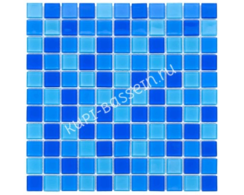 Мозаика стеклянная Aquaviva Сristall Jamaika светлая DCM302