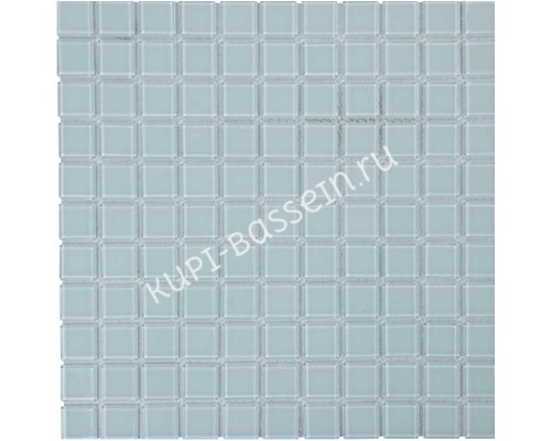 Мозаика для бассейна стеклянная Aquaviva Сristall белая LM-NW