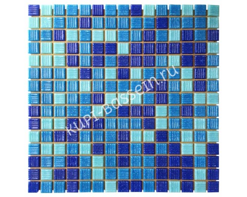 Мозаика для бассейна стеклянная Aquaviva Majorca Dark