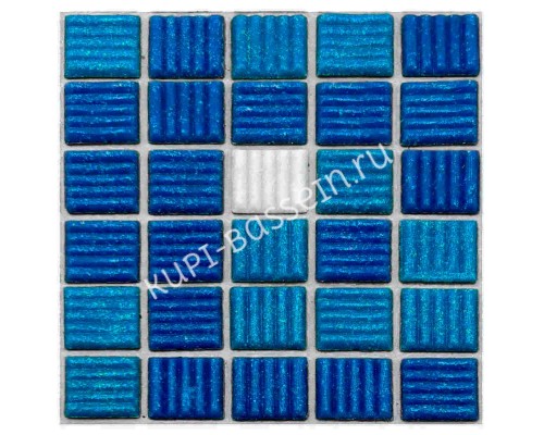 Мозаика для бассейна стеклянная Aquaviva Cuba Dark