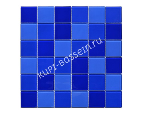 Мозаика для бассейна стеклянная Aquaviva Cristall Light Blue (48 мм)