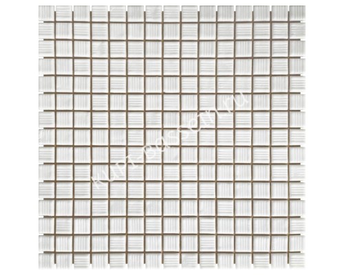 Мозаика стеклянная AquaViva YF-MSLM01 белая