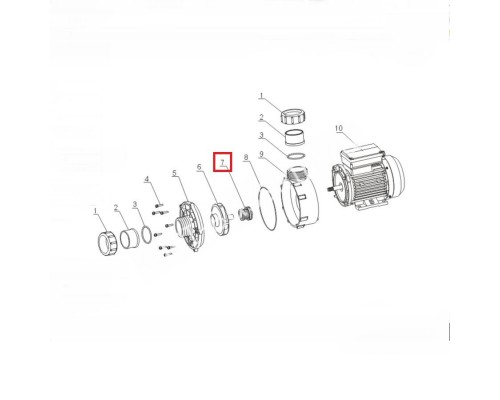 Сальник насоса Aquaviva WTC