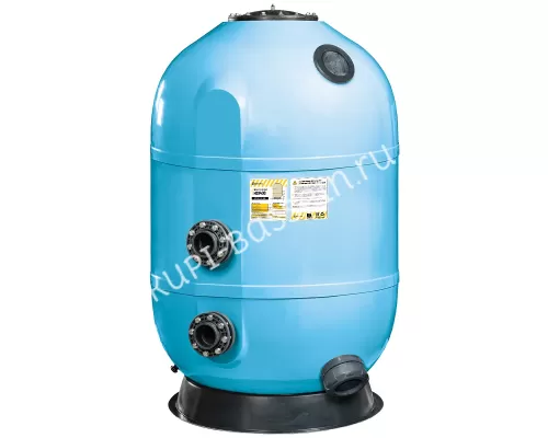 Фильтр озон. AquaViva HS1400 (77м³/ч, 400 мм, 2780 кг, 110 мм, 2,5Бар,1,2м засыпка)+люк д/выгрузки и с