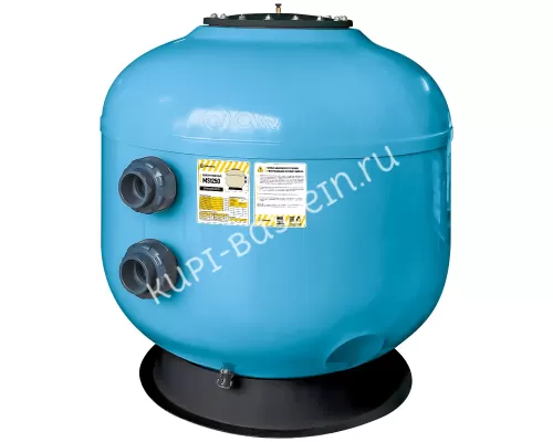 Фильтр озон. AquaViva MS1250 (62м³/ч,, 1250 мм, 1580 кг, 90 мм, 2,5Бар,0,8м засыпка)