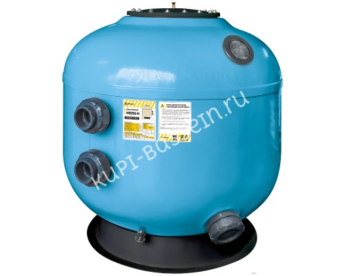 Фильтр озон. AquaViva MS1250M (62м³/час, 1250mm, 1960kg, 90mm, 2,5Бар,1м засыпка)+люк д/выгрузки и см/