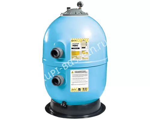 Фильтр озон. AquaViva MS640 (16м³/ч, 640 мм, 275 кг, 2,5 бар, 0,5м засыпка) бок, 1,5"