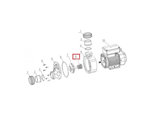 Сальник насоса Aquaviva JA