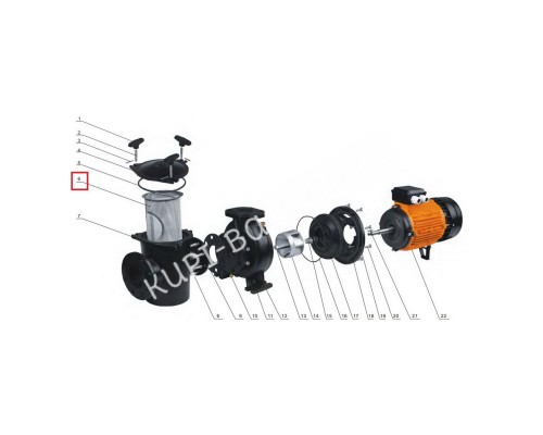 Корзинка префильтра насоса Aquaviva AVC-5.5-10T