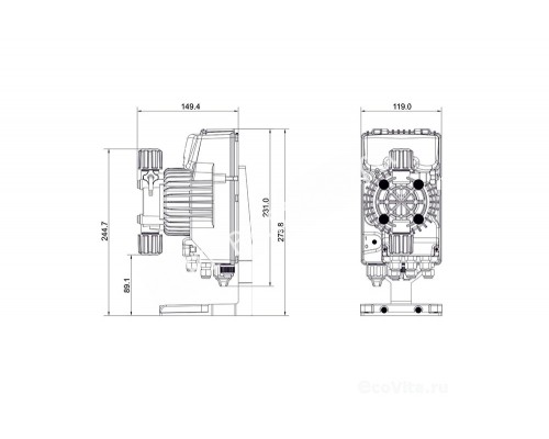 Насос-дозатор TEKNA EVO APG803 20 л/ч 5 бар SEKO (APG803N...