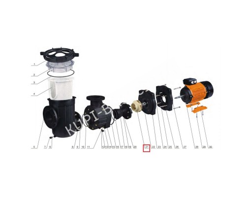 Крыльчатка насоса Aquaviva AVP-5.5T