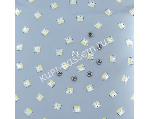 Прожектор светодиодный Aquaviva (LED003-252led) 18W RGB+W/4M + закладная к прожектору