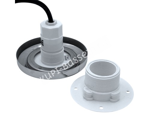 Прожектор светодиодный Aquaviva (LED028-99led) 6W RGB/4M стальная рамка  + закладная