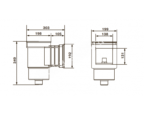 MARC-50237 — Скиммер ( универсал.) Emaux EM0010 RV (Opus) 