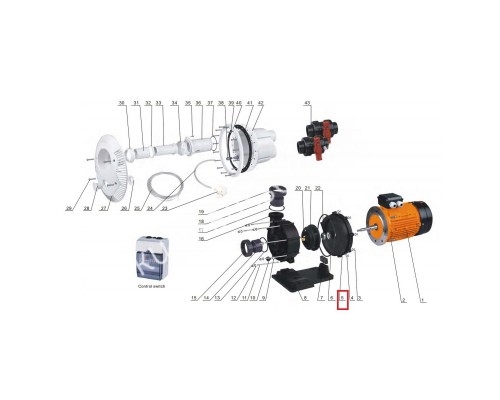 Фланец насоса противотока Aquaviva AV-JET