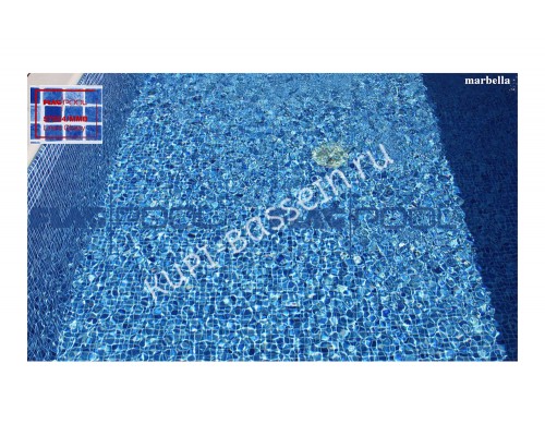 Пленка для отделки бассеинов EASY WELDING GLOSSY PRINTED mosaic marbella FLAGPOO
