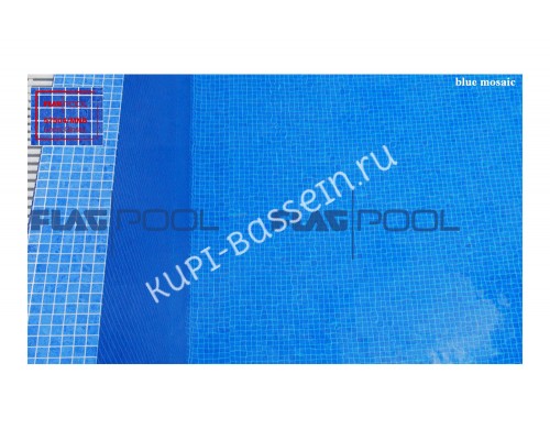 Пленка-мозаика для отд.бас.GLOSSY PRINTED MOSAIC BLUE EASY WELDING FLAGPOOL ш1,6