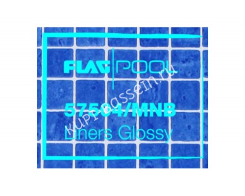 Пленка-мозаика для отд.бас.GLOSSY PRINTED MOSAIC BLUE EASY WELDING FLAGPOOL ш1,6