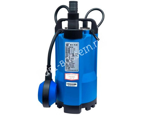 Дренажный насос AquaViva LX Q500T40 (220 В, 6 м³/ч, напор 3 м, 0,55 кВт) с вертикальным поплавком