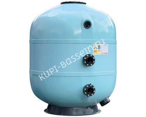 Фильтр AquaViva HS1800 (127 м³/ч, 1800 мм, 110 мм, 2,5 Бар, 1,2 м, голубой)+ люк д/выгр и см/окно