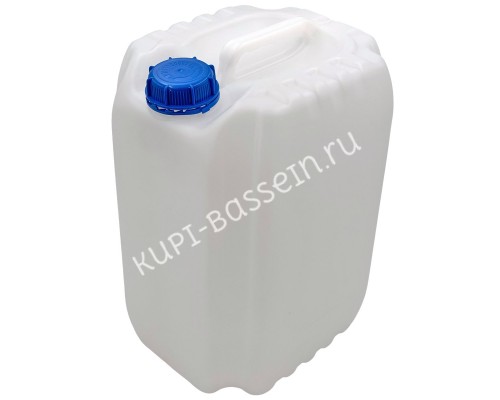 Канистра прозрачная (20л, без крышки, 0.85кг)
