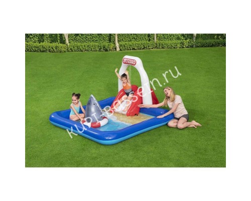 Игровой центр Bestway 53079 Башня спасателя для бассейна (234х203х129 см) Игровой центр Bestway 53079 Башня спасателя для бассейна (234х203х129 см)
