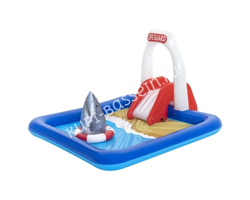 Игровой центр Bestway 53079 Башня спасателя для бассейна (234х203х129 см) Игровой центр Bestway 53079 Башня спасателя для бассейна (234х203х129 см)