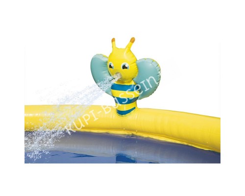 Надувной бассейн Bestway 57326 Пчелки с разбрызгивателем 152x38 см