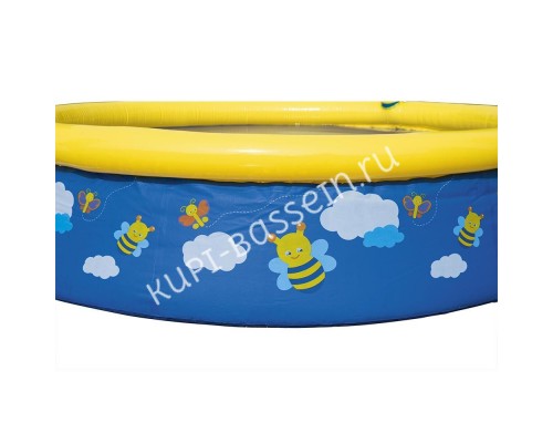 Надувной бассейн Bestway 57326 Пчелки с разбрызгивателем 152x38 см
