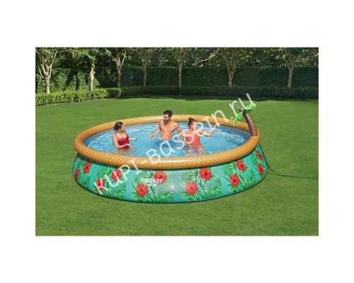Надувной круглый бассейн Bestway 57416 Paradise Palms 457x84 см с фильтром