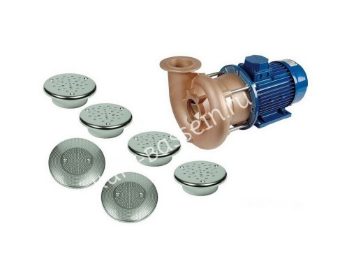 Гидромассаж Fitstar Combi-Whirl 8631020 для бассейна с насосом и форсунками