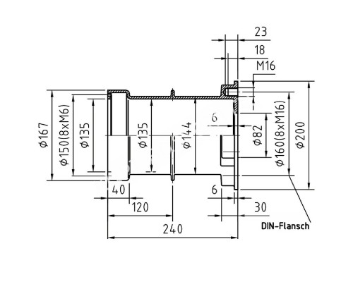 Водозабор Fitstar 9162020, соедниение DN 80, 50 м3/ч, 350 мм
