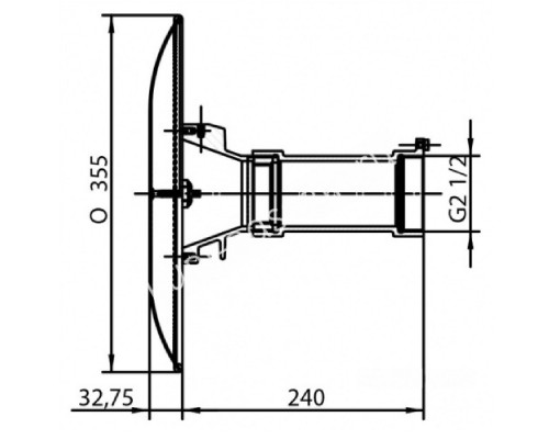 Водозабор Fitstar 9165021, ВР 2 1/2", 50 м3/ч, 350 мм, для морской воды