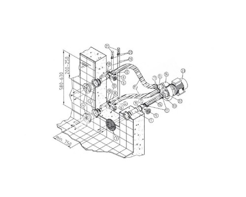 Гидромассаж Fitstar Combi-Whirl 8615020 (220/380 В, 2.6 Квт) компл: насос, 2 форсунки