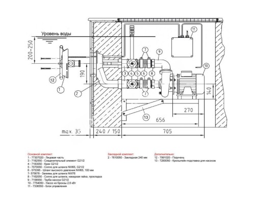 Противоток Fitstar Taifun 7620021 для бассейна, 380 В, 63 м³/ч, 3.4 кВт Противоток Fitstar Taifun 7620021 для бассейна, 380 В, 63 м³/ч, 3.4 кВт