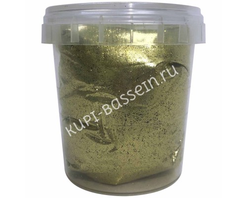 Цветная металлизированная добавка "Kerateks Glitter", 75 гр, золото для бассейна Цветная металлизированная добавка "Kerateks Glitter", 75 гр, золото для бассейна