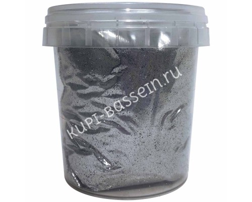 Цветная металлизированная добавка "Kerateks Glitter", 75 гр, серебро для бассейна Цветная металлизированная добавка "Kerateks Glitter", 75 гр, серебро для бассейна