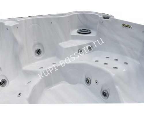 Гидромассажный бассейн IQUE Corsica 2000-CFL 200х200 см Brushed walnut Гидромассажный бассейн IQUE Corsica 2000-CFL 200х200 см Brushed walnut