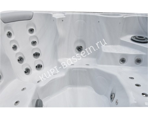 Гидромассажный бассейн IQUE Corsica 2000-CFL 200х200 см Brushed walnut Гидромассажный бассейн IQUE Corsica 2000-CFL 200х200 см Brushed walnut