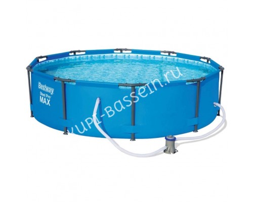 Каркасный бассейн Bestway 56984 (305х100 см) с картриджным фильтром Каркасный бассейн Bestway 56984 (305х100 см) с картриджным фильтром