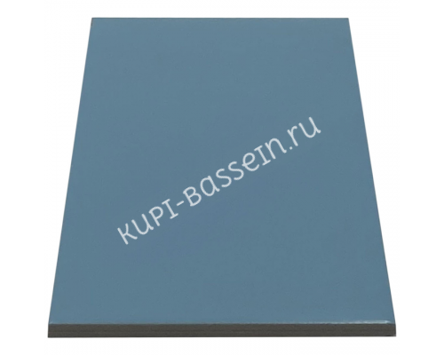 Плитка фарфоровая SertekPool 12.5х25 голубая для бассейна