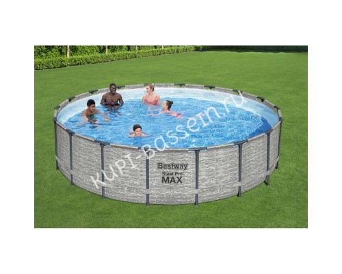Каркасный бассейн Bestway Steel Pro 5618Y с фильтром и лестницей