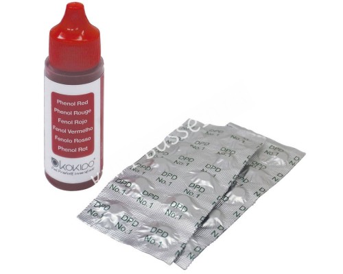 Таблетки + Капли Kokido K101CBX24 для тестера K029BU для бассейна