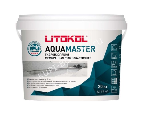 Гидроизоляционный состав для бассейна Litokol AQUAMASTER 20кг Гидроизоляционный состав для бассейна Litokol AQUAMASTER 20кг