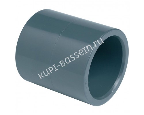 Муфта клеевая d63 PN16 AQUAVIVA для бассейна - надежное соединение Муфта клеевая d63 PN16 AQUAVIVA для бассейна - надежное соединение